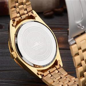 Watches Men Luxury Brand Men Sports Watches Waterproof Full Steel Quartz Men's Gold Black Watch 