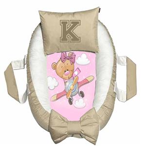 تشک غلت گیر نوزاد پادآفرین مدل خرس طرح حرف K
