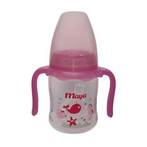 شیشه شیر مایا مدل پروپیلن دسته دار گنجایش 150 میلی لیتر