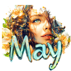 برچسب اتویی لباس یا استیکر حرارتی مدل May