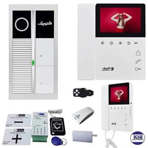 پکیج آیفون تصویری دو واحدی مدل 897pro با پنل رندا و ماژول