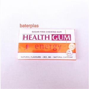 آدامس بدون قند هلث گام (HEALTH GUM) مدل انرژی بسته 14عددی 27 گرمی