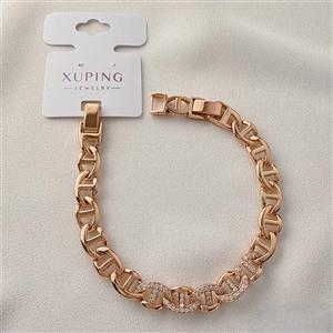 دستبند زنانه مدل هرمس نگین دار برند ژوپینگ - بدون تغییر رنگ