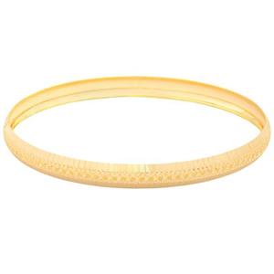 النگو طلا کم اجرت 18 عیار زنانه طلای مستجابی مدل یزد هنر کد Y812 K سایز 3 به همراه 50 سوت هدیه طلا
