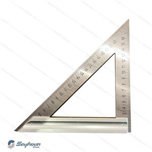 گونیای مثلثی 20 سانتی متری فلزی