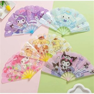 بادبزن مدل دستی طرح کرومی و گروه سانریو