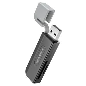 کارت خوان دو پورت بروفون مدل DH9 USB2.0/TYPE-C