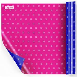 کاغذ کادو صدفی طرح ماتریکس دو رو بسته 2 عددی