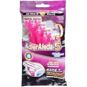 تیغ اصلاح ۵ لبه آدلر آلدا مخصوص بانوان Adler Aleda