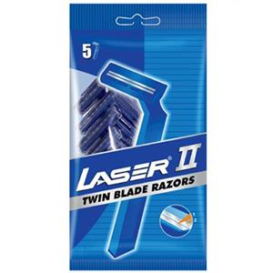 تیغ دو لبه بدون صابون لیزر (5 عددی)