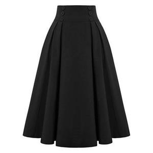 دامن پیلی دار کلوش کرپ قد 75