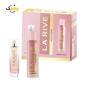 ست هدیه ادکلن 90میل و اسپری 150 میل زنانه Sweet Woman لاریو | La Rive Sweet Woman Eau de Parfum 90 mlDeodorant 150 ml Gift Set