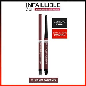 مداد چشم لورآل پاریس اینفائیبل شماره 13 رنگ Velvet Bordeaux