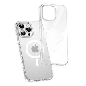 قاب مگ سیف کریستال شفاف Green Lion MagSafe Crystal Clear Case For IPhone 16 Pro Max