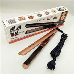 اتومو حرفه ای صافی شلاقی BRAUN BR-3298  صافی شلاقی در کمترین وقتجنس کف نانو ضد موخوره  اتومو پخش کننده یون مثبتبا