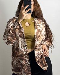 شومیز آبرنگی زنانه مدل 5478