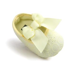 Baby Girls Princess Bowknot Soft Sole Cloth Crib Shoes Sneaker