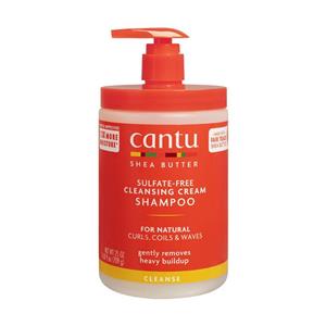 شامپو پاک کننده شی باتر کنتو Cantu موهای فر وزن 709 گرم