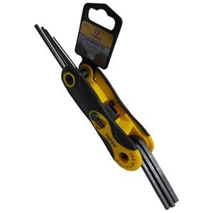 آچار آلن چاقویی شش گوش دسته فایبر تاپکس 8 عددی