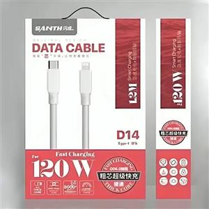 کابل شارژ آیفون Santh مدل D14 120W