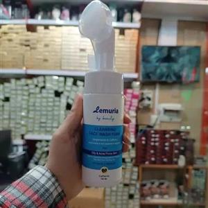 فوم شست و شوی صورت لموریا مدل 02 مناسب برای پوست معمولی و خشک حجم 150 میلی لیتر