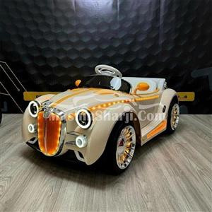 ماشین شارژی کلاسیک بزرگ کودک و والدین (دو نفره)