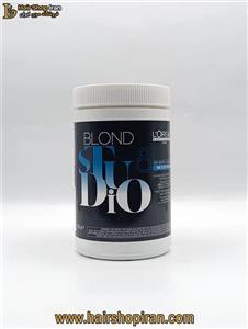 پودر دکلره آبی لورال مدل بلوند استودیو 500 گرم LOREAL