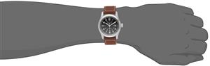 Hamilton Men's H70555533 Khaki Field Stainless Steel Automatic Watch with Brown Leather Band 