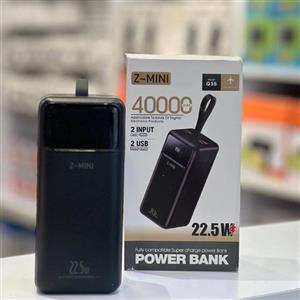پاوربانک 40000 میلی آمپر Z-MINI مدل Q35