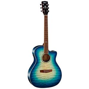 گیتار آکوستیک Acoustic Guitar Cort GA-QF - Coral Blue Burst