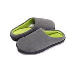 PromArder Men's Women‘s Cozy Memory Foam Slippers Two-Tone House Shoes Plush Fleece Lined Anti-Slip Indoor Outdoor 