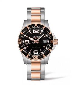 Longines HYDROCONQUEST 41MM استیل ضد زنگ ساعت مچی غواصی L37403587 Stainless Steel PVD Diving Watch 