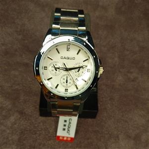 ساعت مچی مردانه کاکیو استیل صفحه مشکی