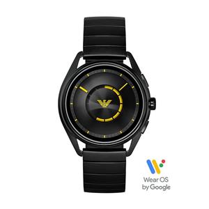 Emporio Armani Men's Smartwatch Powered with Wear OS by Google with Heart Rate, GPS, NFC, and Smartphone Notifications