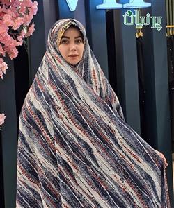 چادر کرپ ابریشم سه بعدی