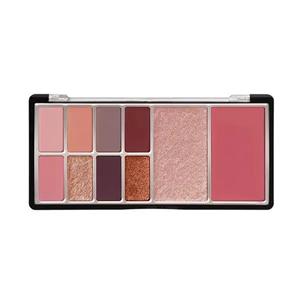 پالت چشم و صورت 10 رنگ  سه کاره کارکتر Character Face & Eyes Shadow/Blush Palette(CFE 002)