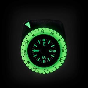 Marathon Watch CO194005BK Clip-On Wrist Compass with Glow in The Dark Bezel. Comes with a 16mm Military Nylon Strap. (Version: Northern Hemisphere) Color- Black. 