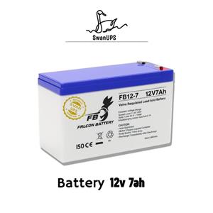 باتری موتور سیکلت متوسط ان ام اس مدل 12V-7AH