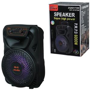 اسپیکر بلوتوثی Sing-e ZQS8173Wمیکروفون و ریموت کنترل