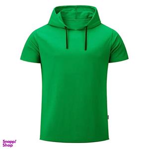 تیشرت کلاه دار آستین کوتاه مردانه به رسم مدل ساده