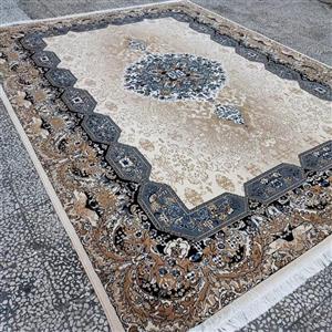 فرش  9 متری  فرش کرم هالیدی کاشان  فرش  پذیرایی کاشان 