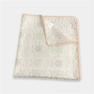 سفره 6 نفره مدل رویال طرح گیپور سایز 140×100 سانتی متر