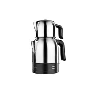 چای ساز قوری برقی دمکولیک ساتن مت مشکی 1.8 لیتری A359 06 اورجینال KORKMAZ