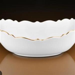 کشکول  لیمون میوه خوری لیمون لب طلا