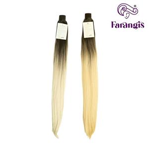 اکستنشن موی مصنوعی دم اسبی لخت شلاقی آمبره