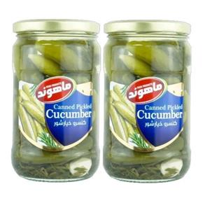 خیارشور ویژه نمکی ماهوند - 660 گرم مجموعه 2 عددی