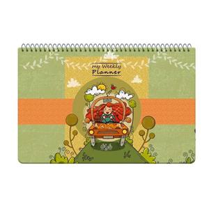 دفتر برنامه‌ ریزی 60 برگ دایان مدل هفتگی بدون تاریخ کد 424