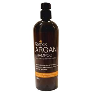 شامپو تقویت کننده و ضد ریزش مو سوپکس مدل argan مناسب موی خشک حجم 800 میلی لیتر
