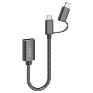 کابل تبدیل Earldom ET-OT84 OTG USB To MicroUSB / Type-C