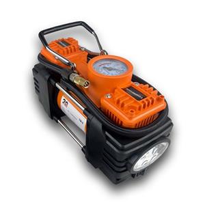 پمپ باد دو سیلندر فندکی ماشین و اتصال به برق شهری برند BIST مدل TM9